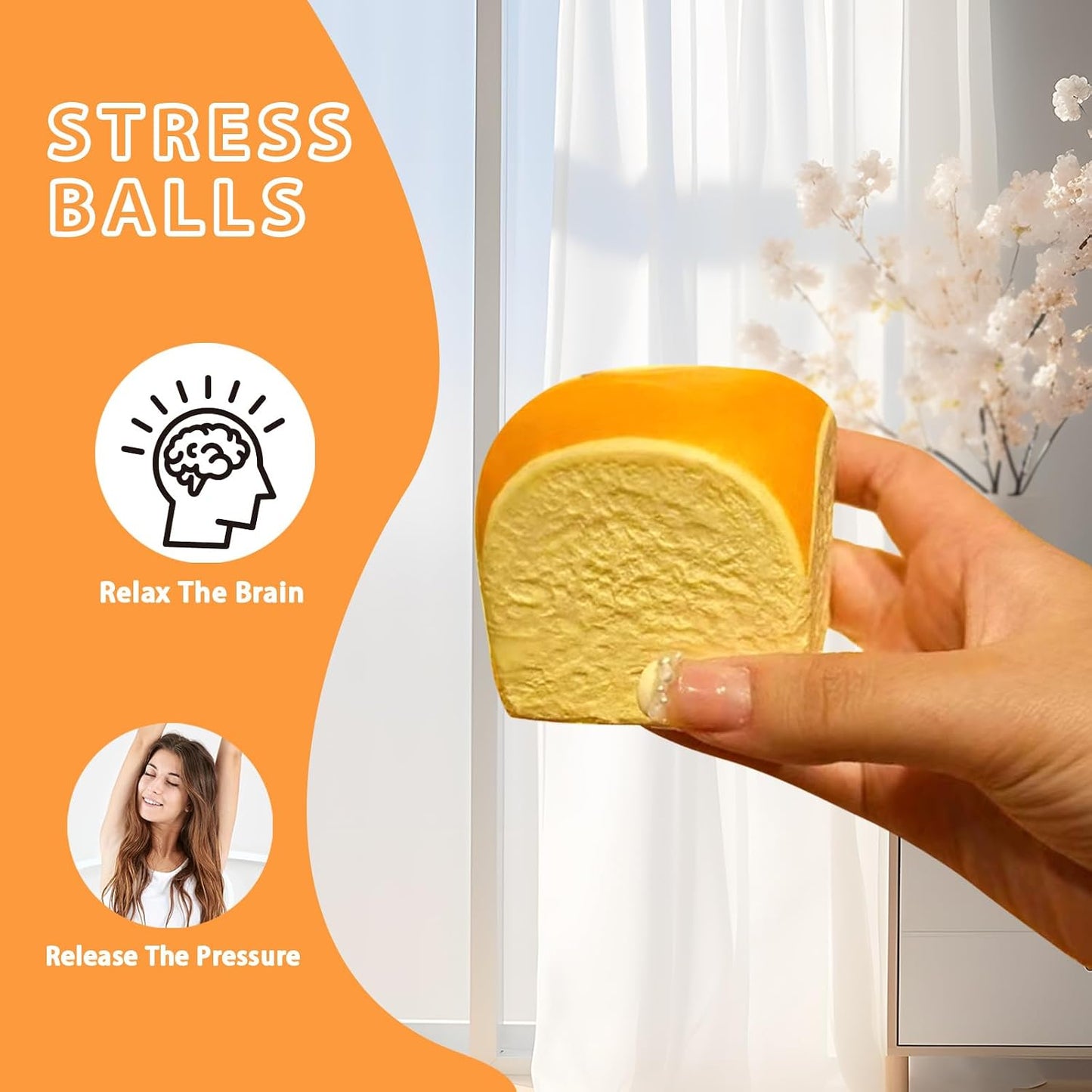 Bread Loaf Squishy – Jumbo Slow Rising Toast Squeeze Toy