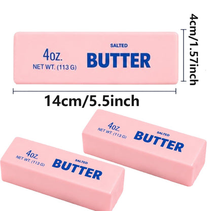 Pink Butter Squishy – Slow Rising Salted Butter Stress Toy