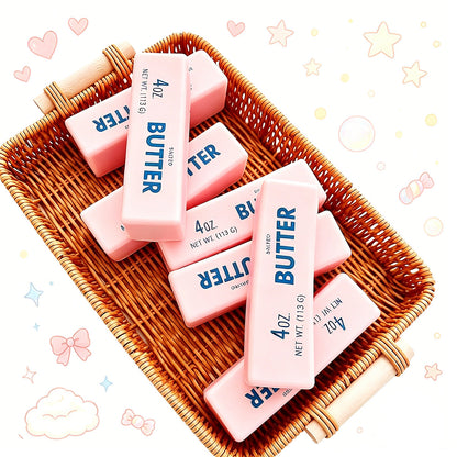 Pink Butter Squishy – Slow Rising Salted Butter Stress Toy