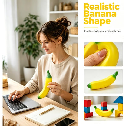 Banana Squishy – Slow Rising Fruit Squeeze Toy