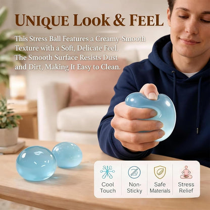 Blue Coconut Oil Squishy Ball – Slow Rising Stress Ball