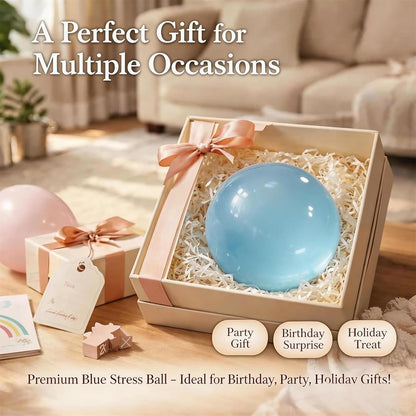 Blue Coconut Oil Squishy Ball – Slow Rising Stress Ball