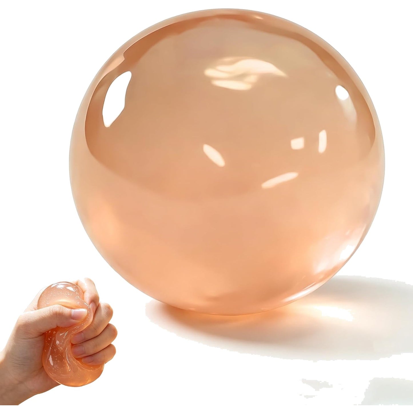 Champagne Coconut Oil Squishy Ball – Slow Rising Stress Ball