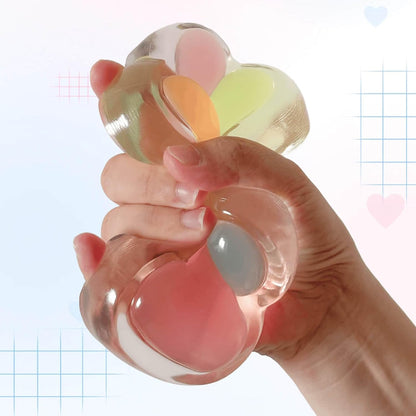 Rainbow Cat Paw Squishy – Jumbo 5" Slow Rising Squeeze Toy