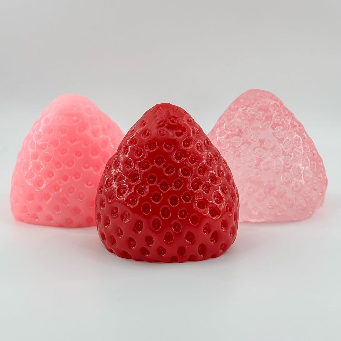 Strawberry Taba Squishy – 3-Pack Sensory Squeeze Toys