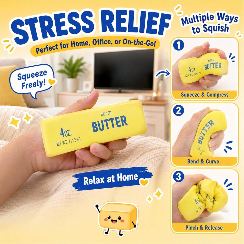 Butter Stick Squishy – Slow Rising Butter Squishy Toy