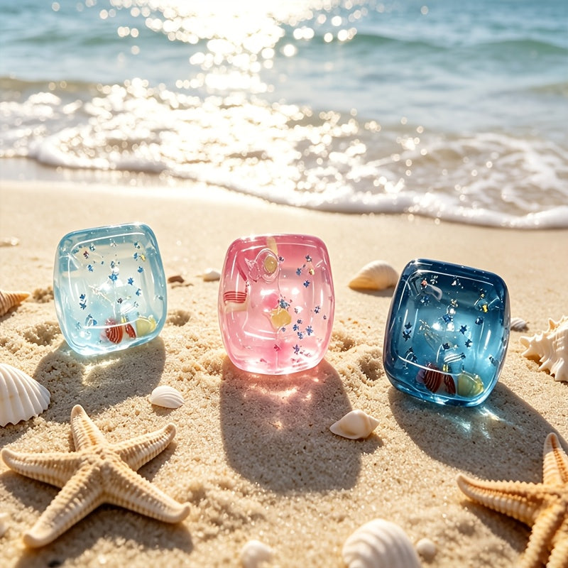 Ocean Gel Squeeze Cubes – 3-Pack Marine Stress Toys