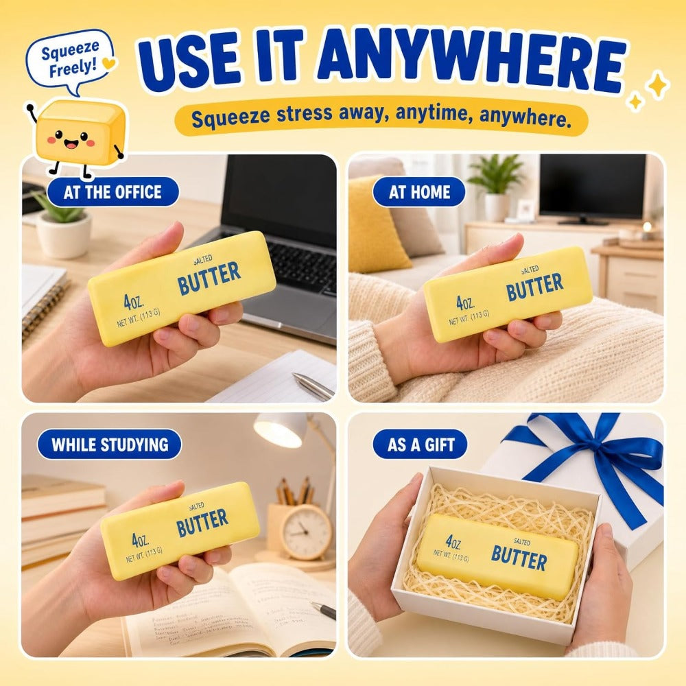 Butter Stick Squishy – Slow Rising Butter Squishy Toy