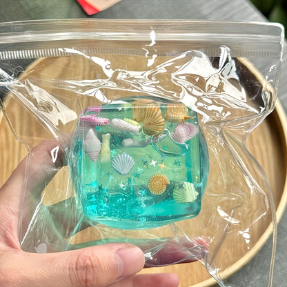 3D Figurine Gel Cube – Cartoon Squeeze Stress Toy