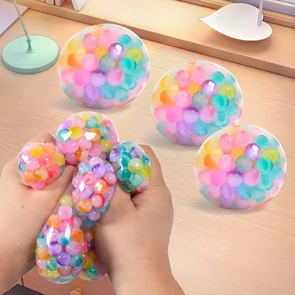 Sensory Stress Ball – Bead-Filled Squeeze Fidget Toy
