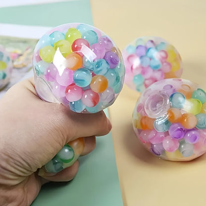 Sensory Stress Ball – Bead-Filled Squeeze Fidget Toy
